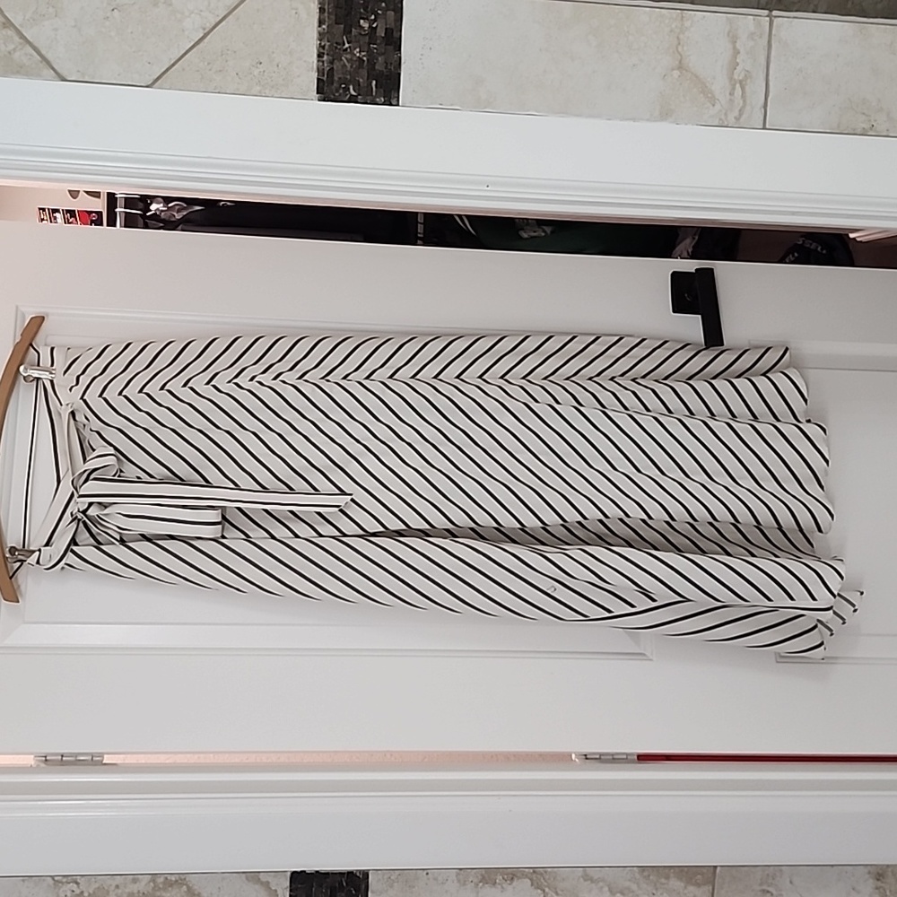 Striped Long Skirt